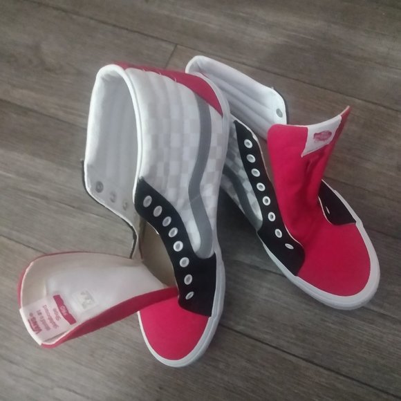 Vans Sk8-Hi NEW Men's size 12 Checkerboard Pro Custom Skate Shoes - Picture 8 of 9